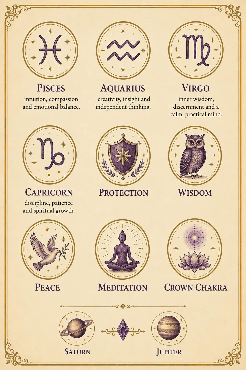 Amethyst amethyst astrology and practices xnc