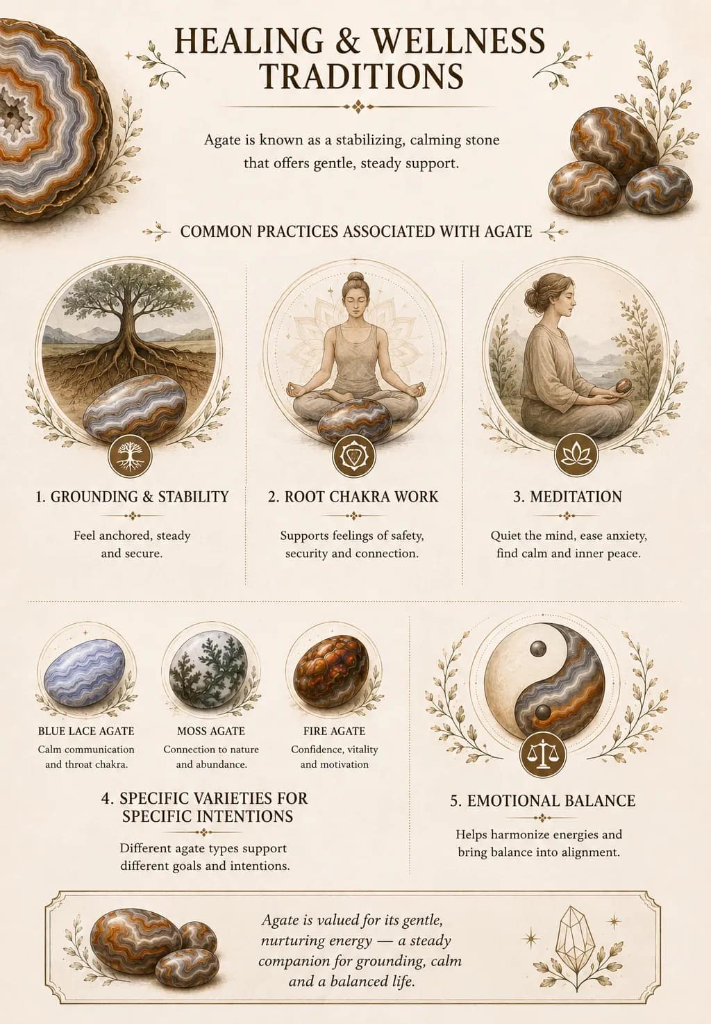 Agate healing and meditation practices agate xnc