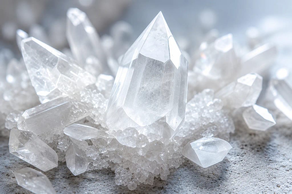 Quartz crystal quartz