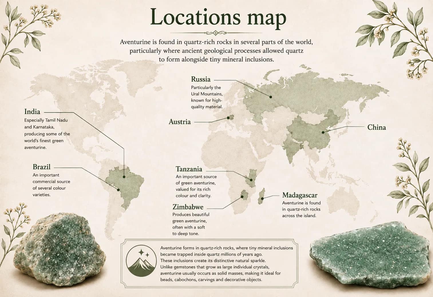 aventurine locations and geological sources map xnc aventurine locations and geological sources map xnc