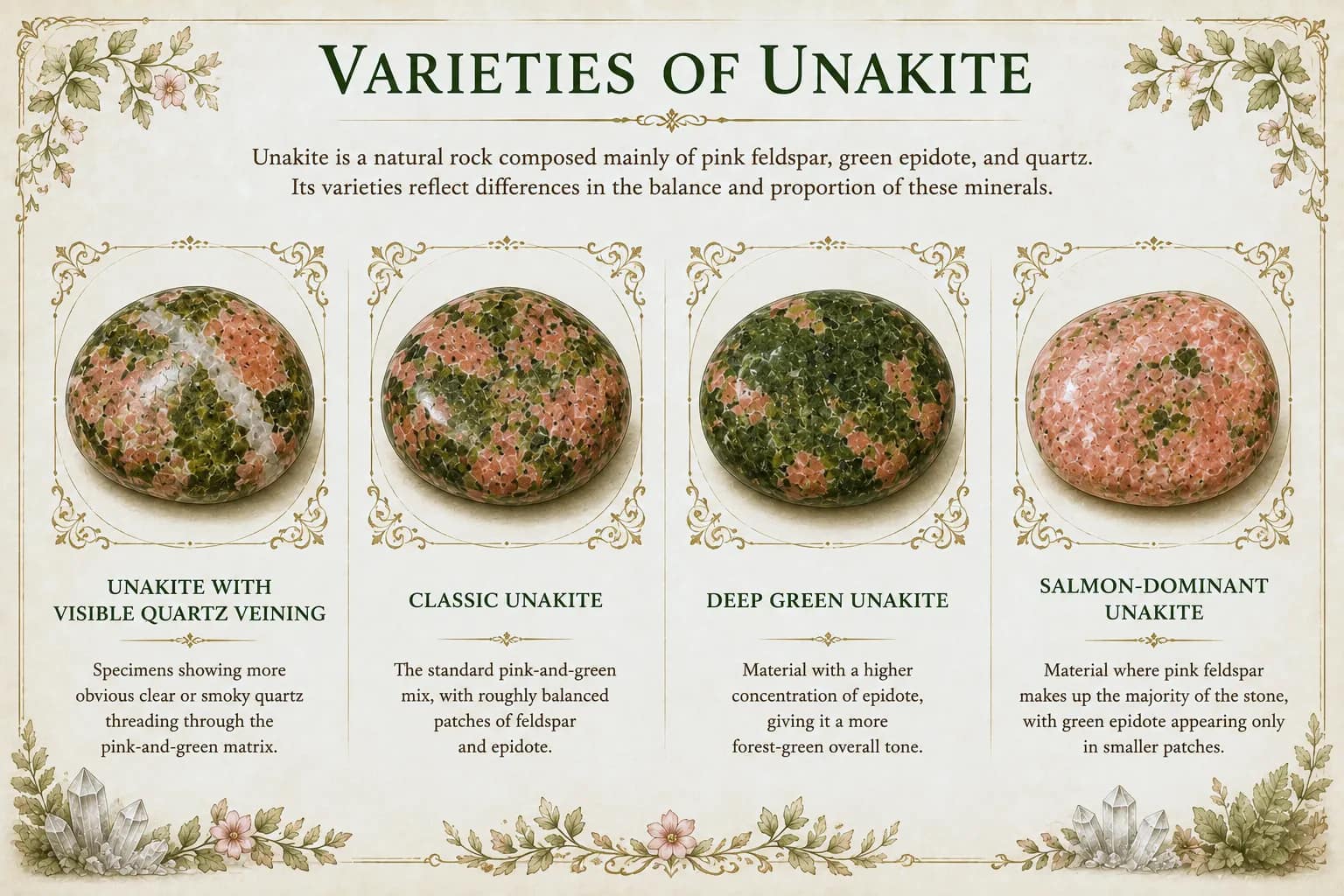 Unakite varieties of unakite stones xnc