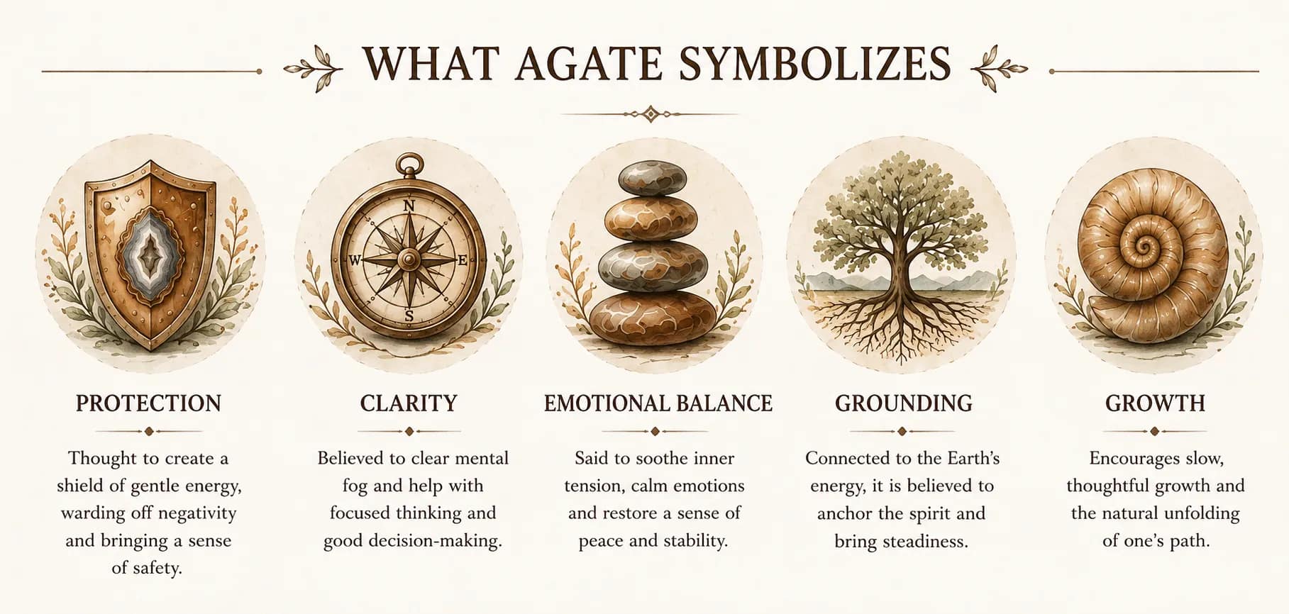 Agate agate symbolizm