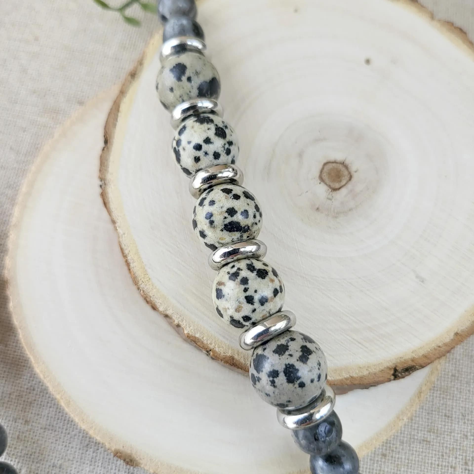 moonlit trail – dalmatian jasper & labradorite necklace (1) moonlit trail – dalmatian jasper & labradorite necklace (1)