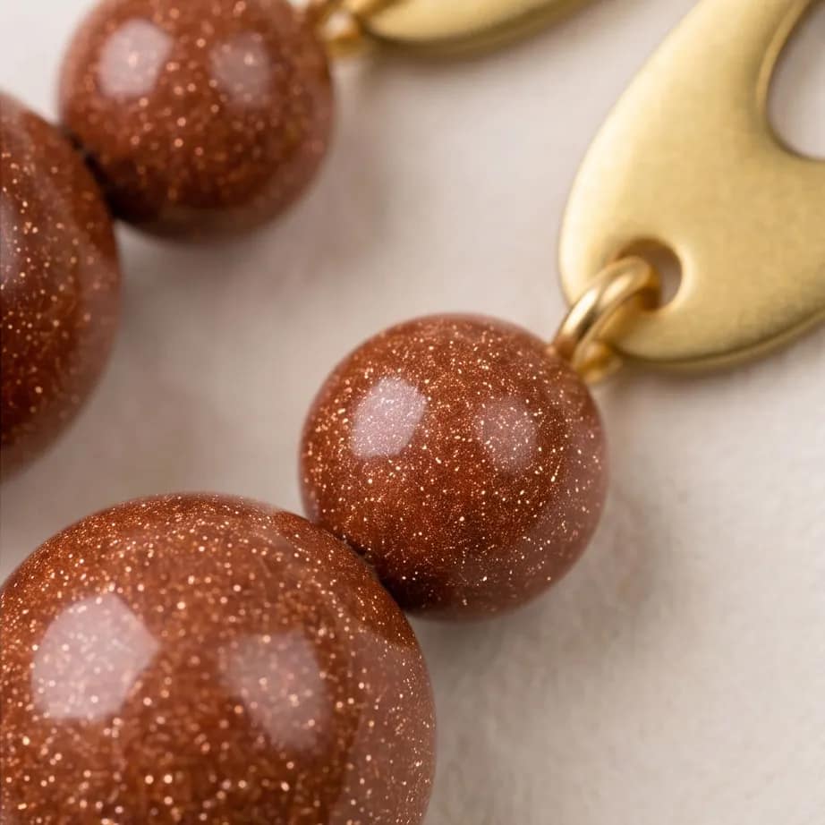 golden brown goldstone drop earrings (5) golden brown goldstone drop earrings (5)